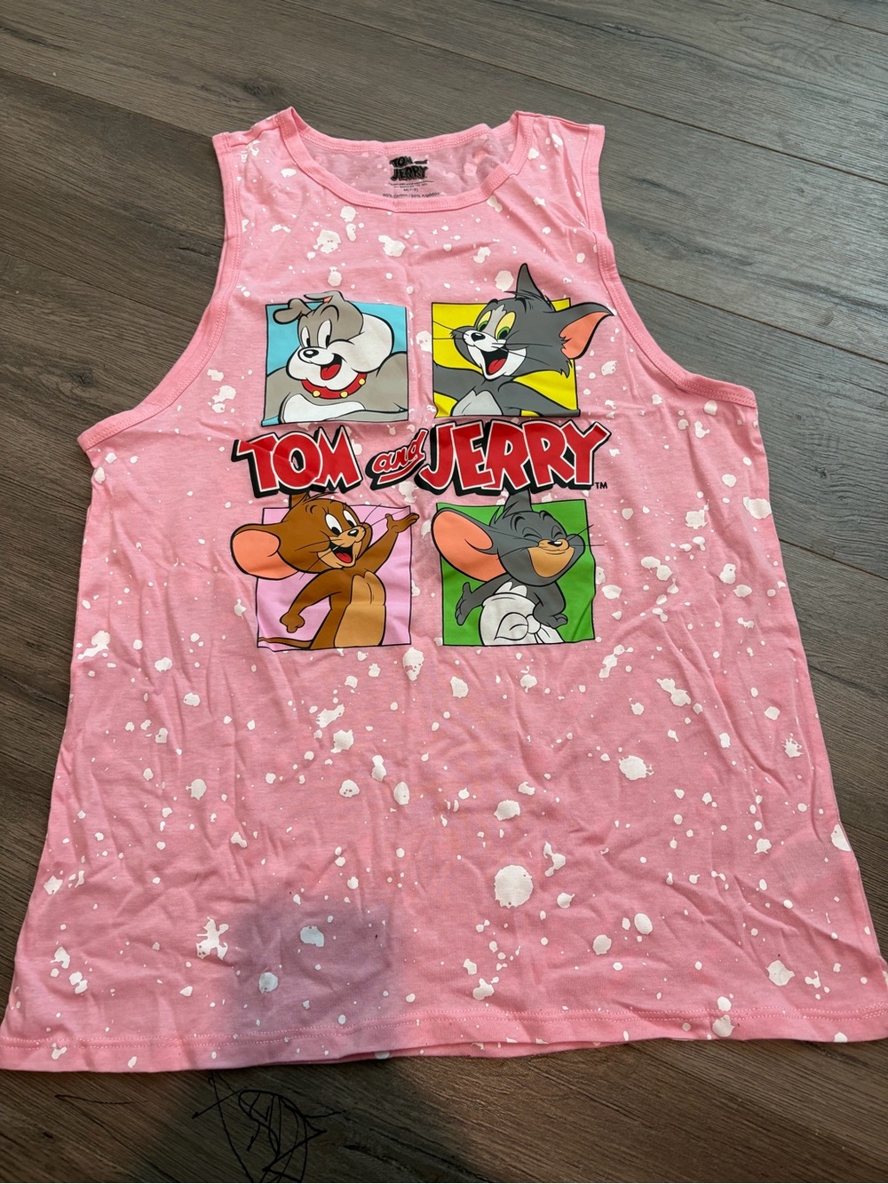 Juniors Tom And Jerry Tank Top Size M 7-9